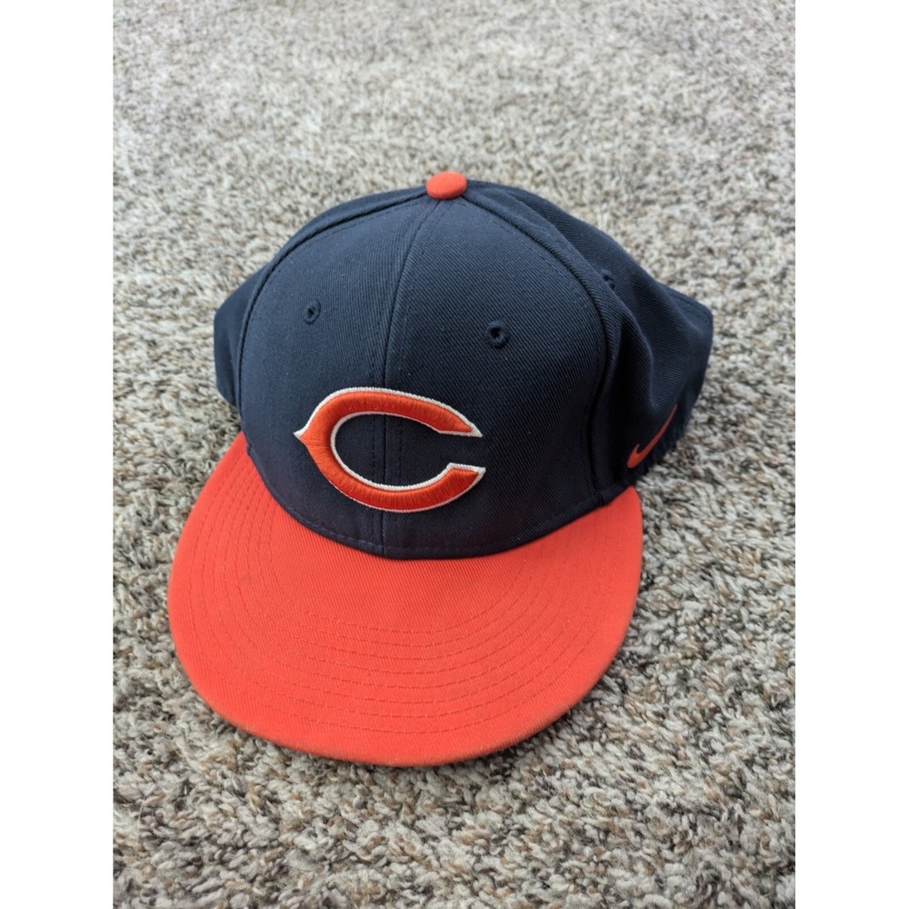 Nike Chicago Bears Nike‎ True Snapback Hat Blue Orange OSFM